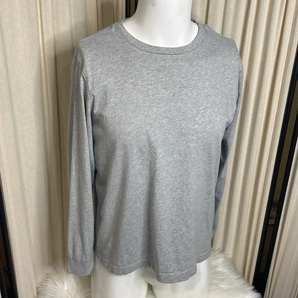 ❗️LAST CHANCE❗️EXCELLENT CONDITION! GEORGE HEATHER GREY SOFT LONG SLEEVE TEE M - Picture 2 of 10